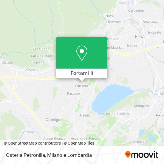 Mappa Osteria Petronilla