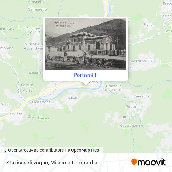 Mappa Stazione di zogno