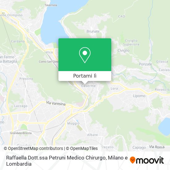 Mappa Raffaella Dott.ssa Petruni Medico Chirurgo
