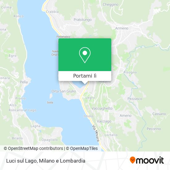 Mappa Luci sul Lago