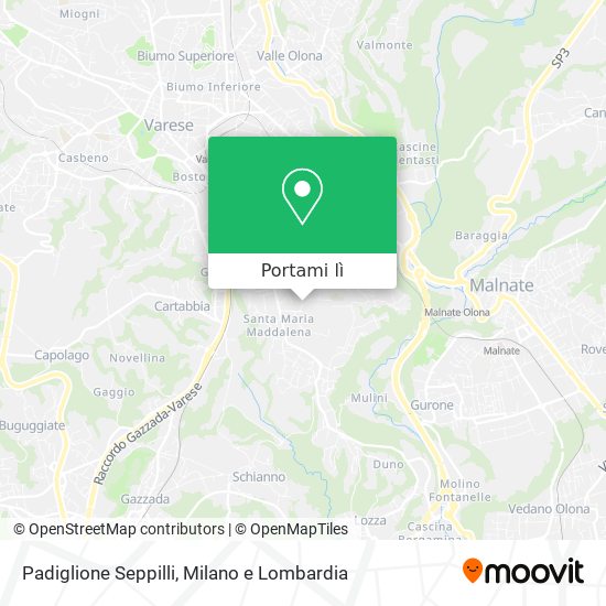 Mappa Padiglione Seppilli