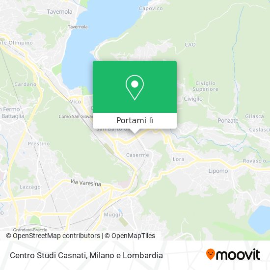 Mappa Centro Studi Casnati