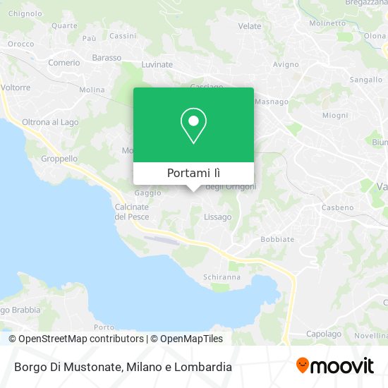 Mappa Borgo Di Mustonate