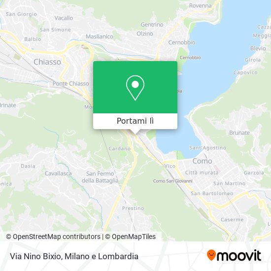 Mappa Via Nino Bixio