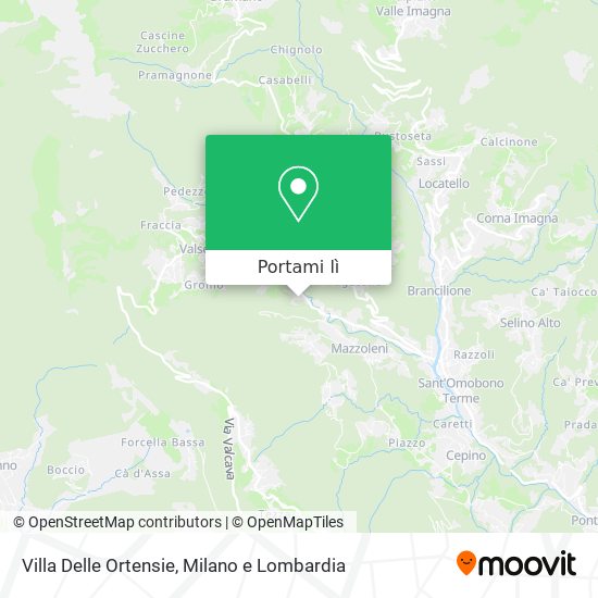 Mappa Villa Delle Ortensie