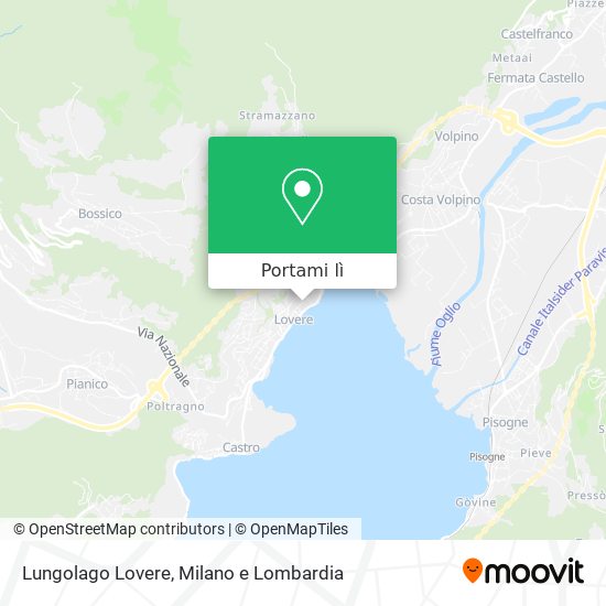 Mappa Lungolago Lovere
