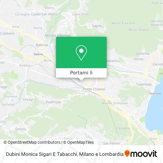 Mappa Dubini Monica Sigari E Tabacchi
