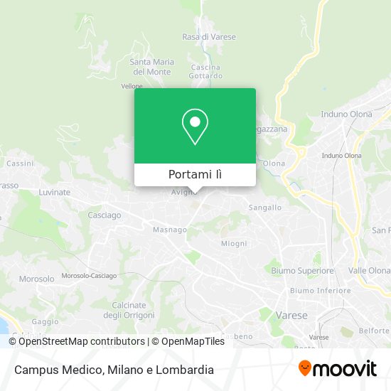 Mappa Campus Medico