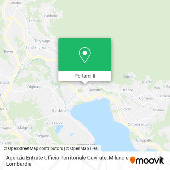 Mappa Agenzia Entrate Ufficio Territoriale Gavirate