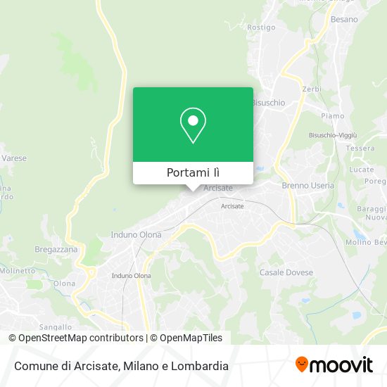 Mappa Comune di Arcisate