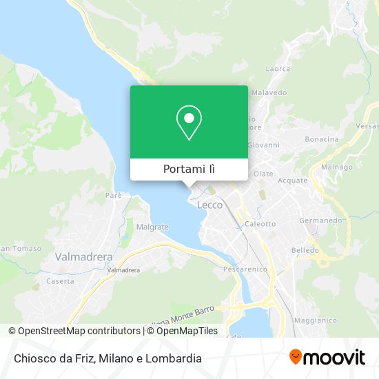 Mappa Chiosco da Friz