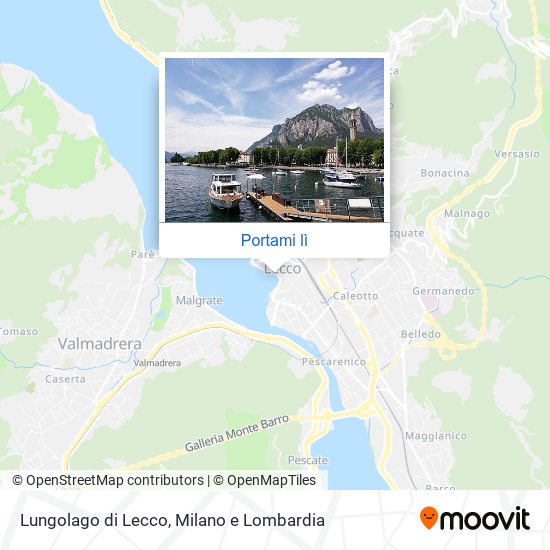 Mappa Lungolago di Lecco