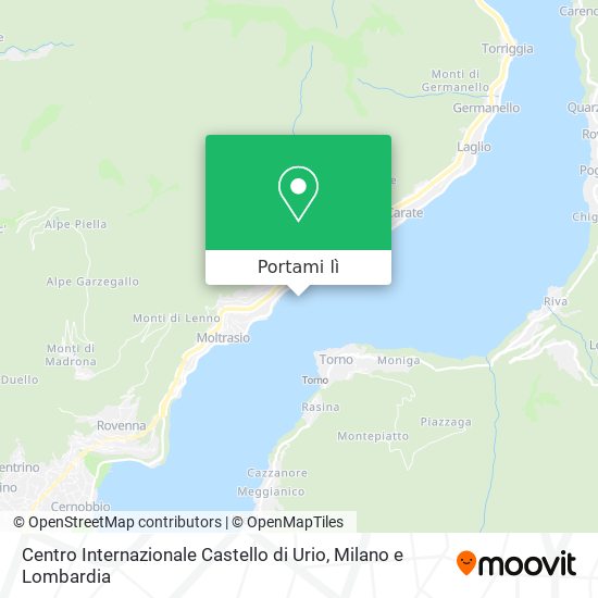 Mappa Centro Internazionale Castello di Urio
