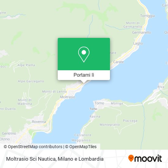 Mappa Moltrasio Sci Nautica