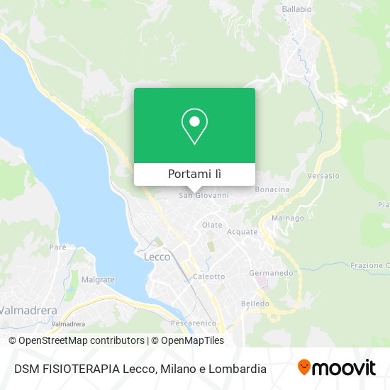 Mappa DSM FISIOTERAPIA Lecco