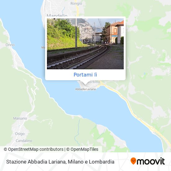 Mappa Stazione Abbadia Lariana
