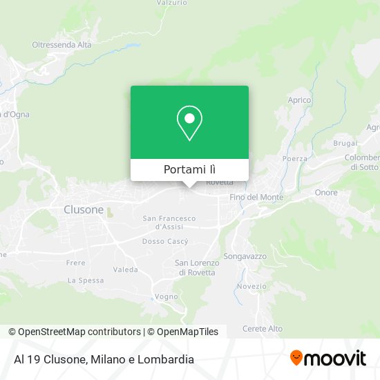 Mappa Al 19 Clusone