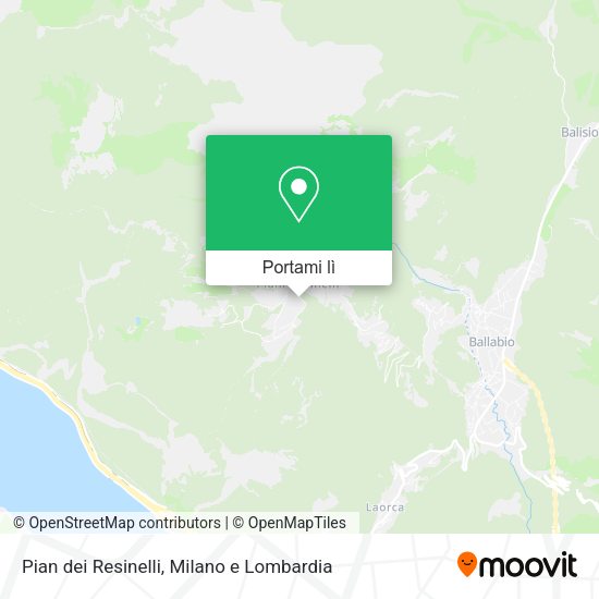 Mappa Pian dei Resinelli