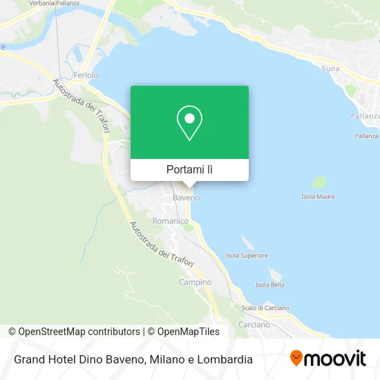 Mappa Grand Hotel Dino Baveno