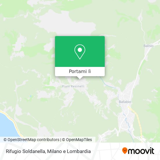 Mappa Rifugio Soldanella