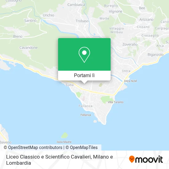Mappa Liceo Classico e Scientifico Cavalieri