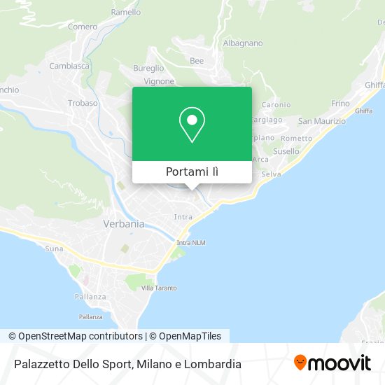 Mappa Palazzetto Dello Sport