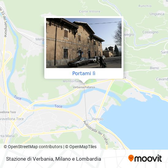 Mappa Stazione di Verbania