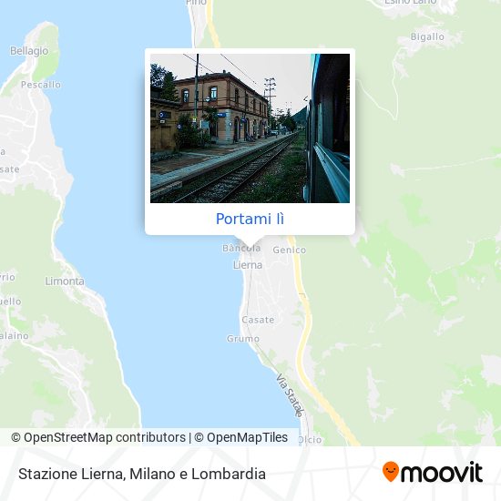 Mappa Stazione Lierna