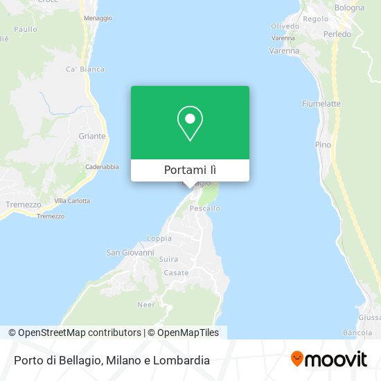 Mappa Porto di Bellagio