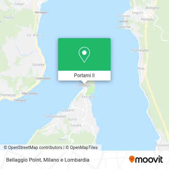 Mappa Bellaggio Point
