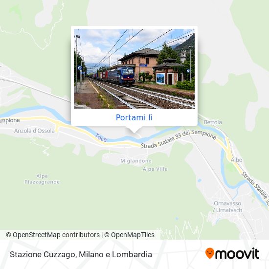 Mappa Stazione Cuzzago