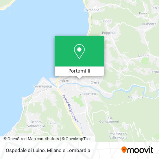 Mappa Ospedale di Luino