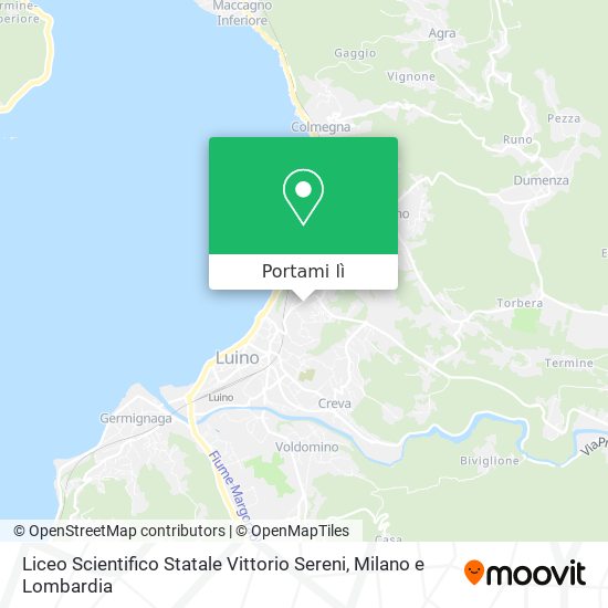 Mappa Liceo Scientifico Statale Vittorio Sereni