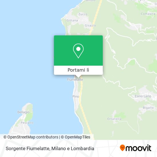 Mappa Sorgente Fiumelatte