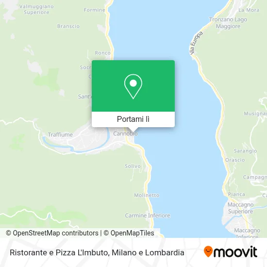 Mappa Ristorante e Pizza L'Imbuto