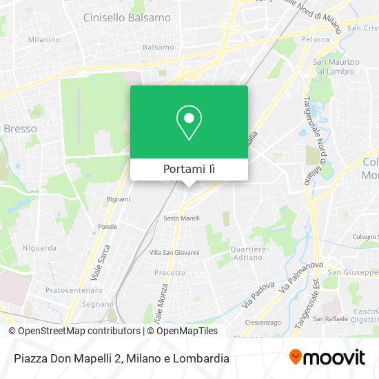 Mappa Piazza Don Mapelli 2