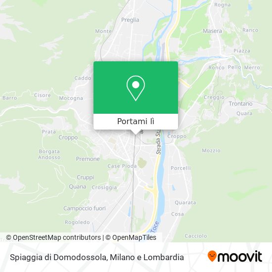 Mappa Spiaggia di Domodossola