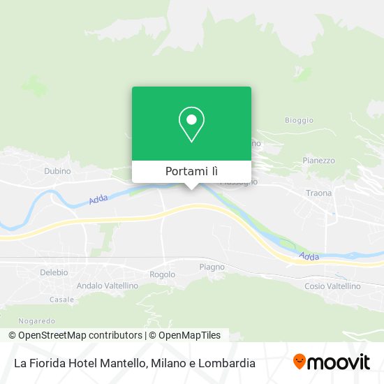 Mappa La Fiorida Hotel Mantello