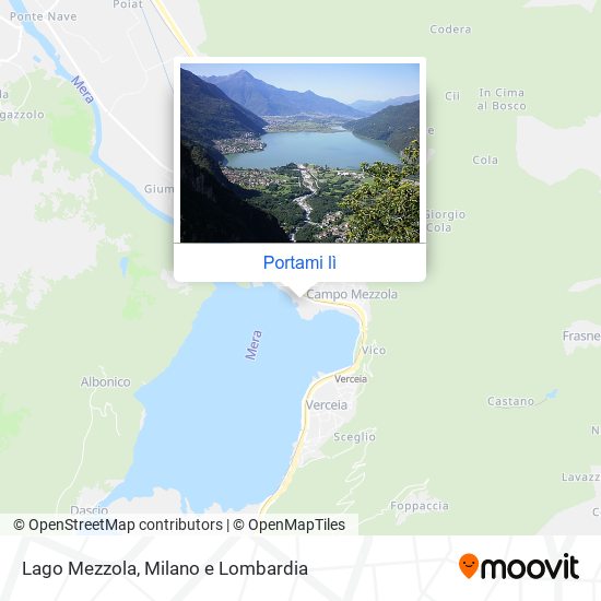 Mappa Lago Mezzola