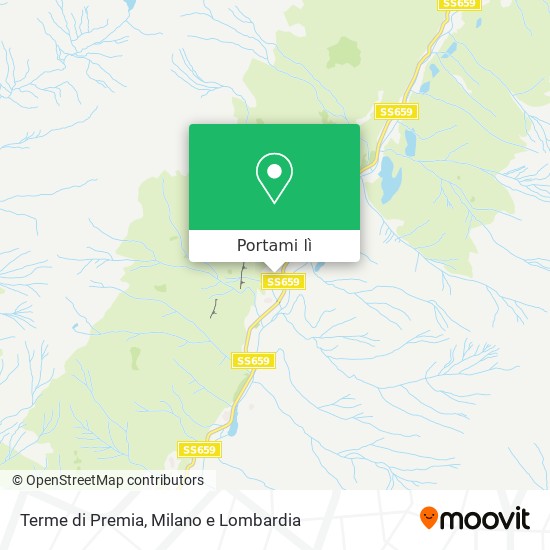 Mappa Terme di Premia