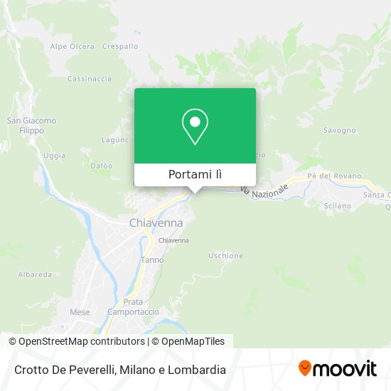 Mappa Crotto De Peverelli