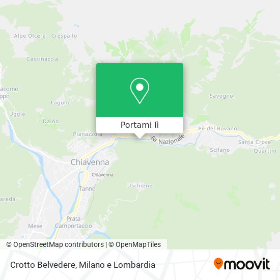 Mappa Crotto Belvedere