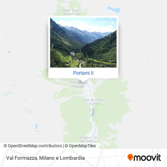 Mappa Val Formazza