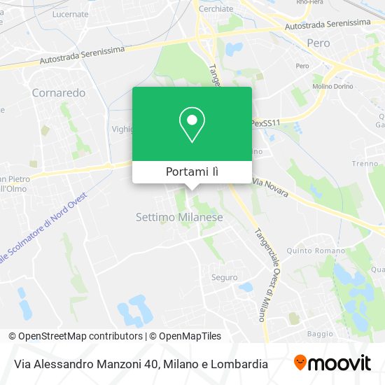 Mappa Via Alessandro Manzoni 40