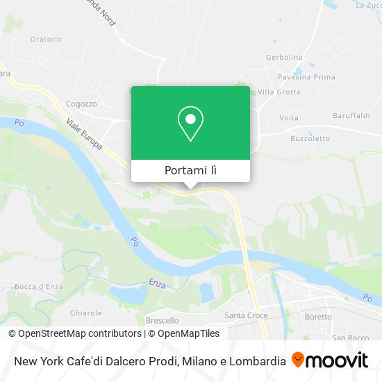 Mappa New York Cafe'di Dalcero Prodi