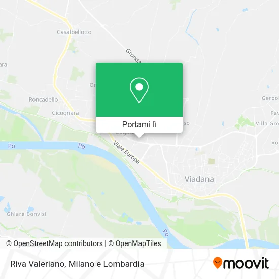 Mappa Riva Valeriano