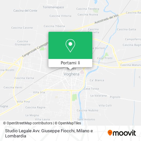 Mappa Studio Legale Avv. Giuseppe Fiocchi