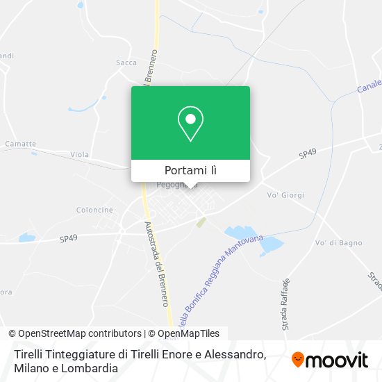 Mappa Tirelli Tinteggiature di Tirelli Enore e Alessandro