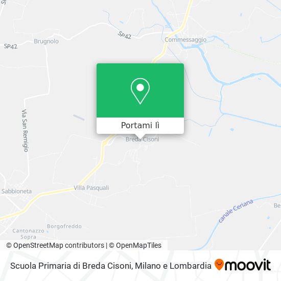 Mappa Scuola Primaria di Breda Cisoni