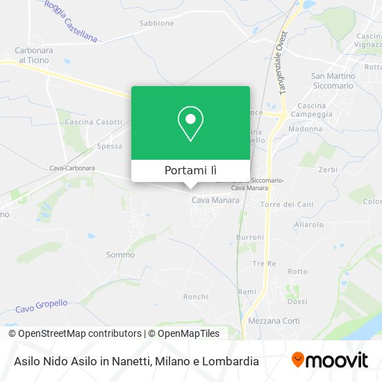 Mappa Asilo Nido Asilo in Nanetti